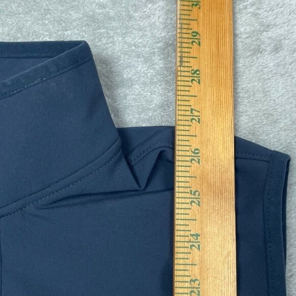 32 Degrees Mens Navy Soft Shell Vest L Full Zip Lightweight a1121 - Picture 3 of 8